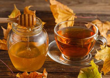 نوشیدنی عسل و گلاب و زعفران