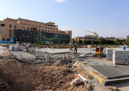پیشرفت پروژه ساماندهی میدان امام حسین (ع) به ۷۲ درصد رسید
