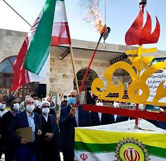 بهره برداری از گاز روستای مرغ