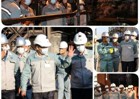 خداقوت مدیرعامل فولادمبارکه به کارکنان تعمیرات برنامه ریزی شده سالیانه گندله سازی