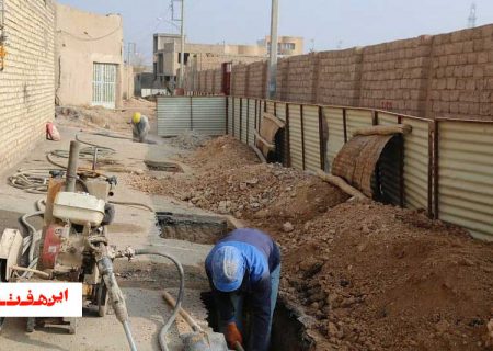 اجرای ۹۰درصد شبکه فاضلاب شهرستان مبارکه اصفهان