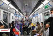 متروی شلوغ و مسافری به نام کرونا