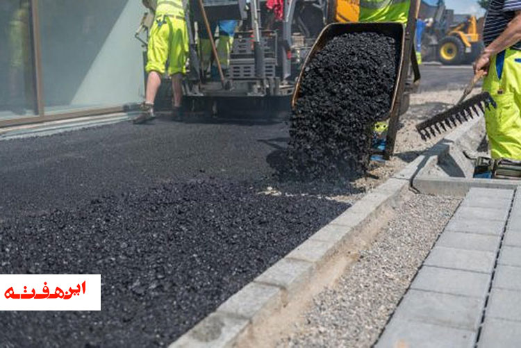آسفالت حفاظتی ۱۰۰ کیلومتر از راه های روستایی خوروبیابانک