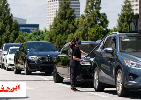 مردم آمریکا هم در صف ایستادند