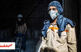 کارگران معدن ذغال رو سیاه شده اند