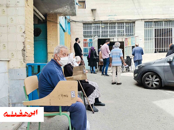 صف های کرونایی