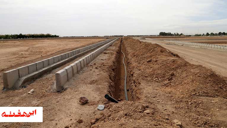 پروژه خط انتقال آب از شاهین شهر به روستای جهاد آباد